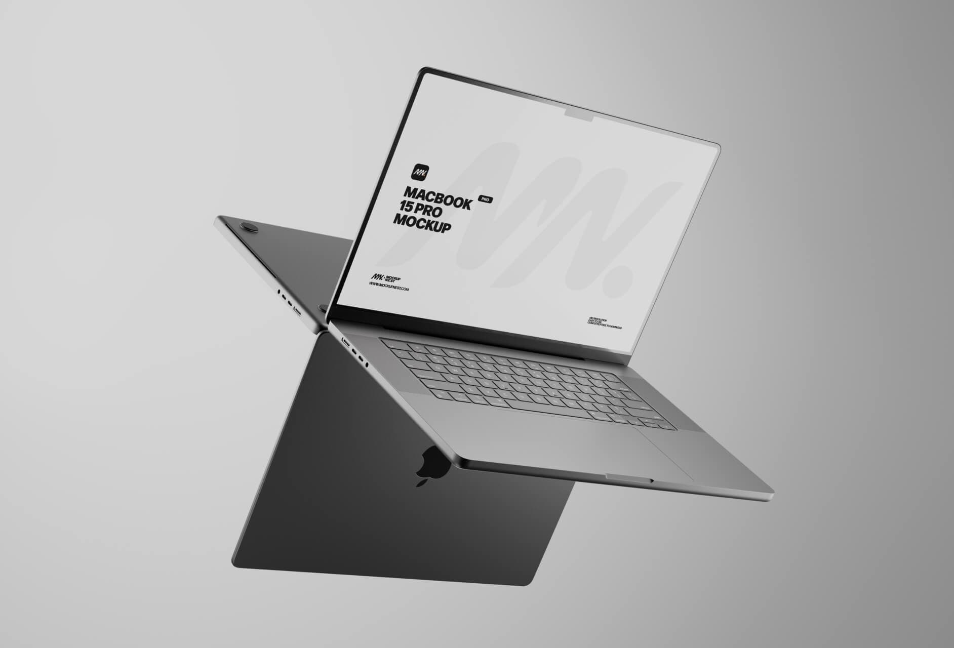 Radiant skincare branding laptop mockup