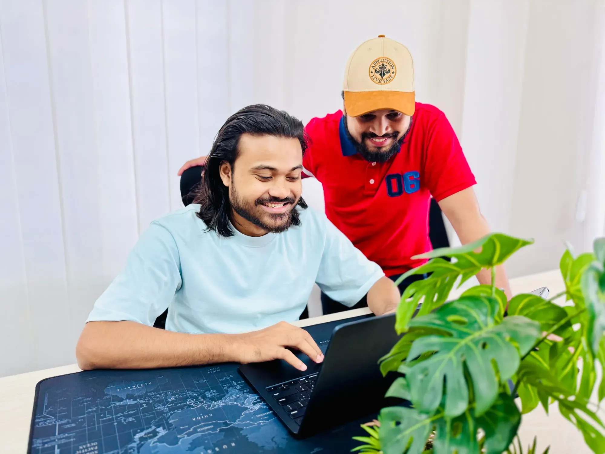 Team sharing ideas for workshop, 2024