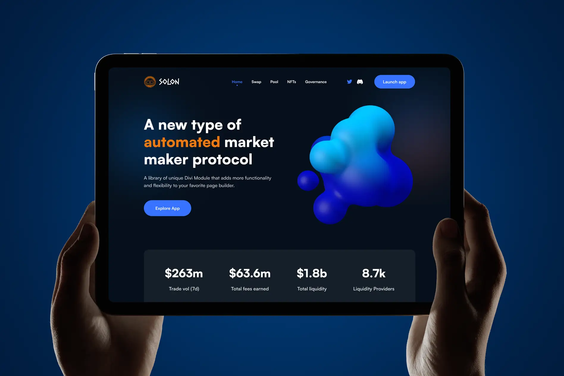 Solon - Crypto trading platform UX