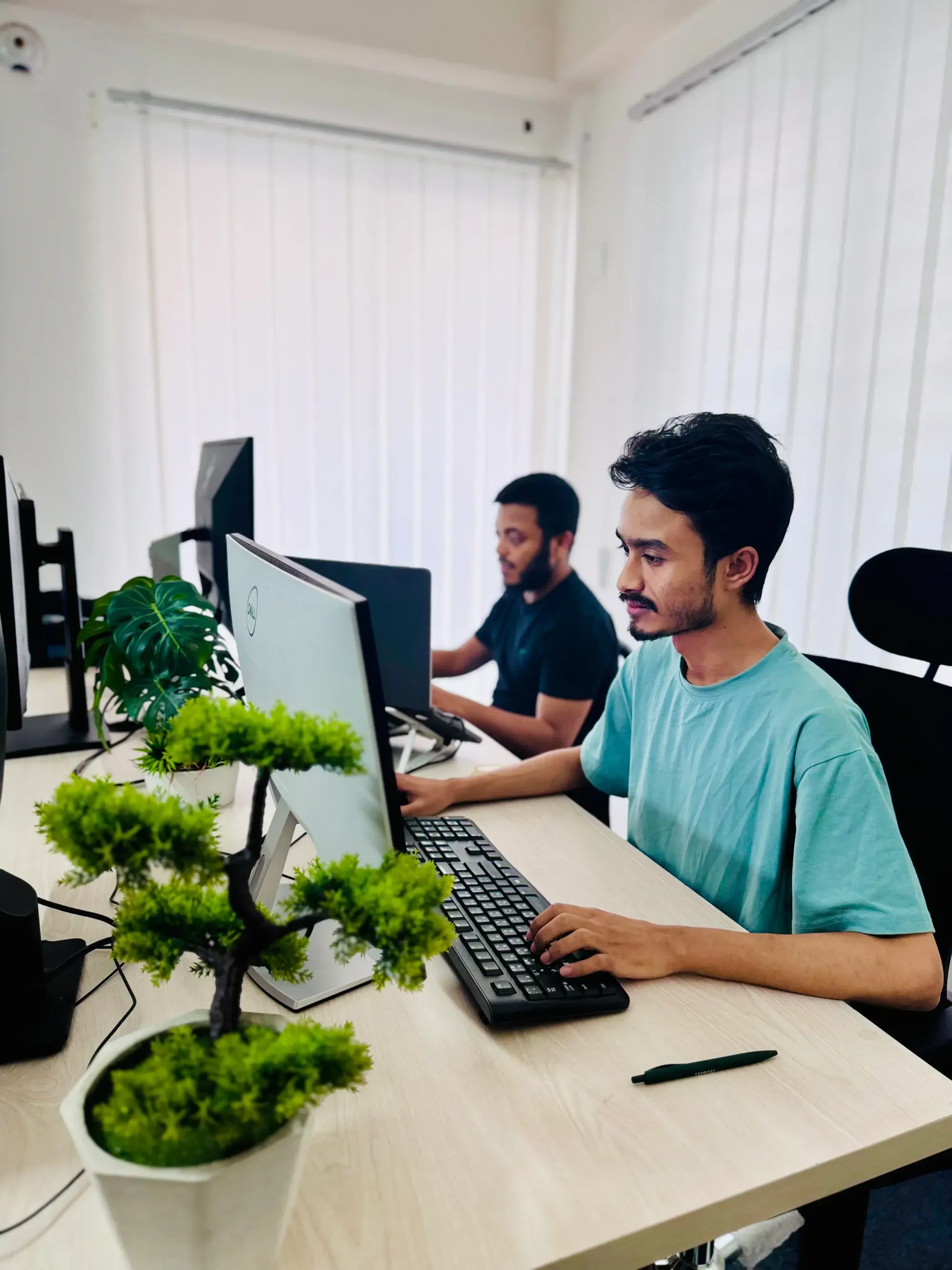 Behind the team's, our developers, 2024