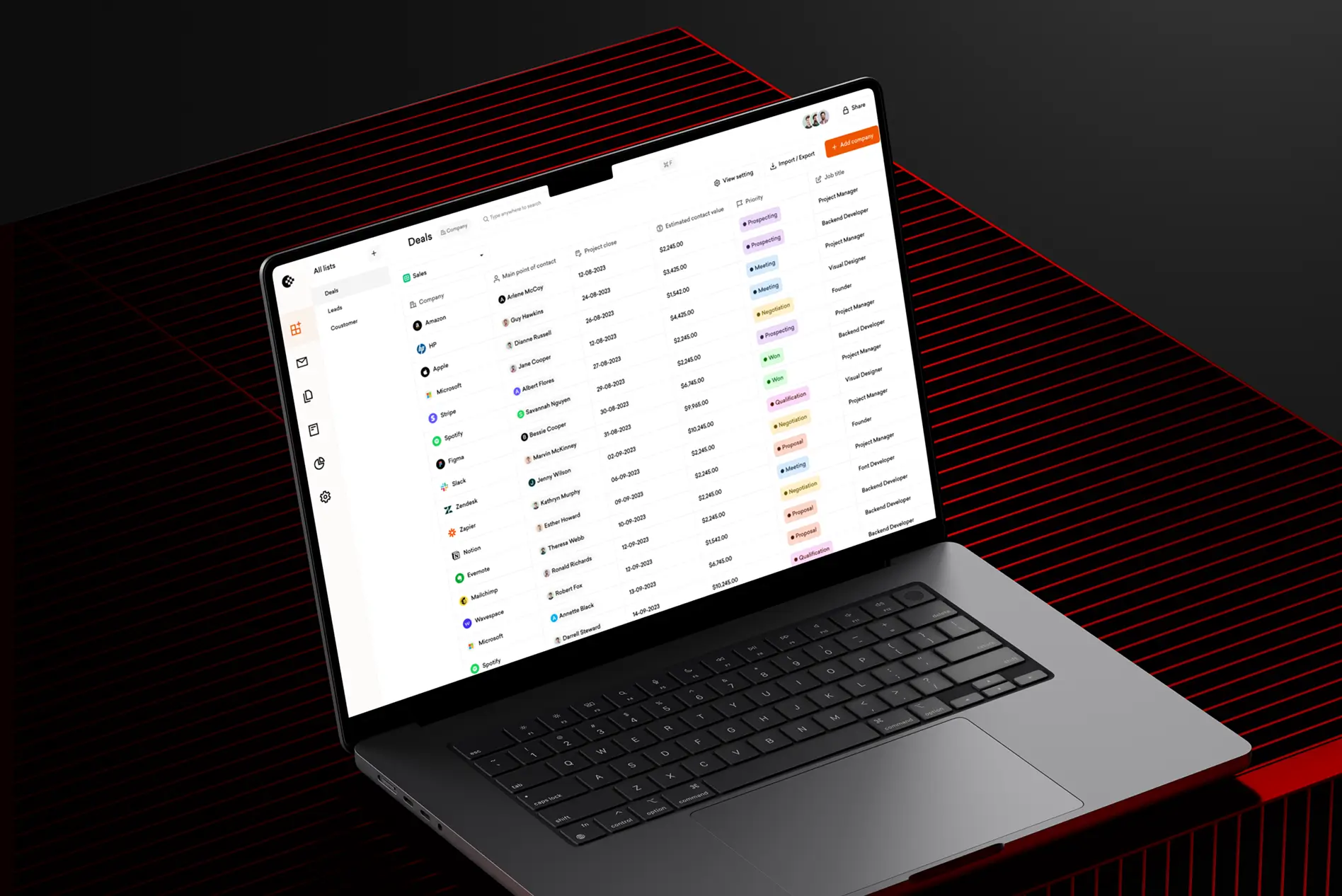 Openhub - CRM & customer analytics dashboard