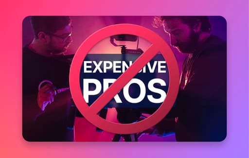 No budget for video pros, or time to manage them image