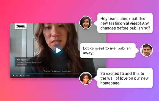 Create videos as a team image